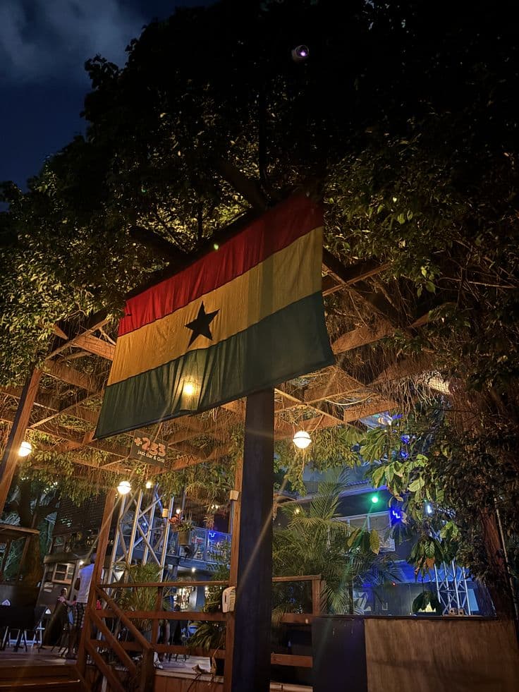 Tropical garden landscape